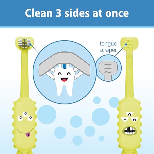 Dr. Brown's ToothScrubber Toddler Toothbrush & Fluoride-Free Toothpaste Set