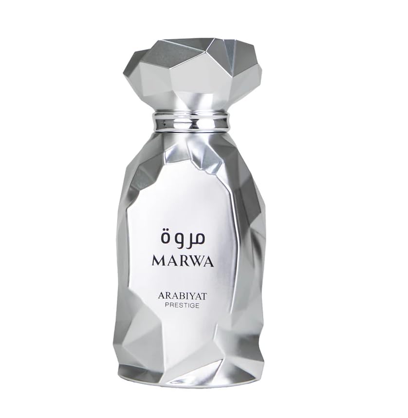 Arabiyat Prestige Marwa Eau de Parfum for Men - 100ml Silver Bottle | Premium Fragrance from UAE