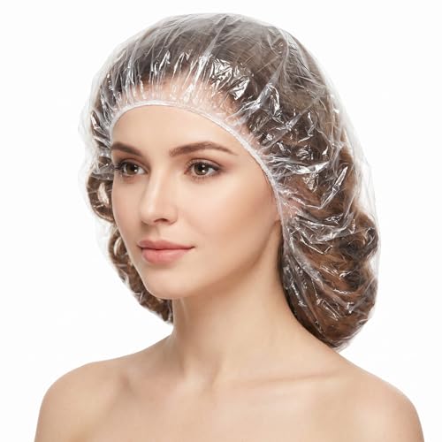 Extra Large Disposable Shower Caps for Long Braids - 10 Pack