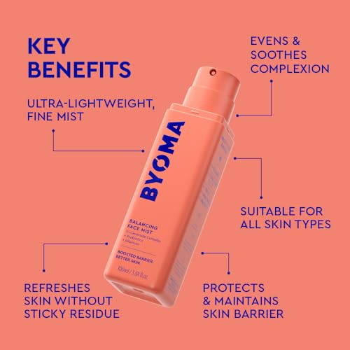 BYOMA Balancing Face Mist, Barrier-Boosting Hydrating Spray - 3.38 Fl Oz