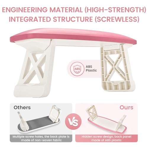 Ergonomic Nail Arm Rest Cushion - Foldable Hand & Foot Stand for Nail Techs