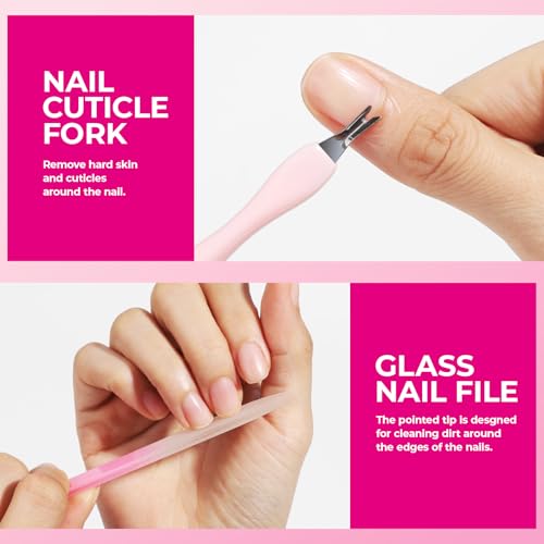 Professional Nail Care Kit with Cuticle Remover & Tools | Manicure Set