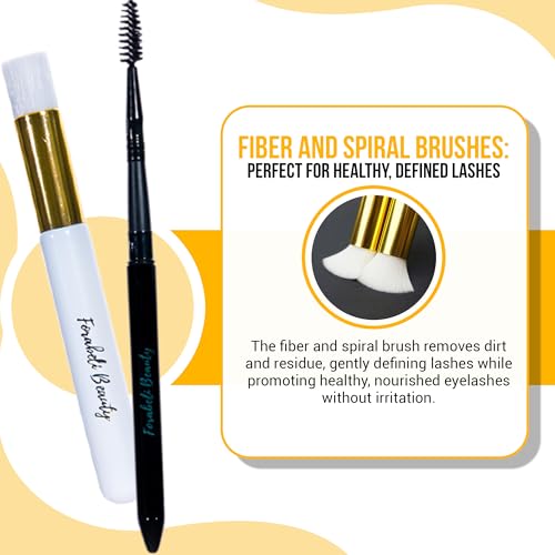 Forabeli Eyelash Shampoo 50ml with Brush - Gentle Foam Cleanser