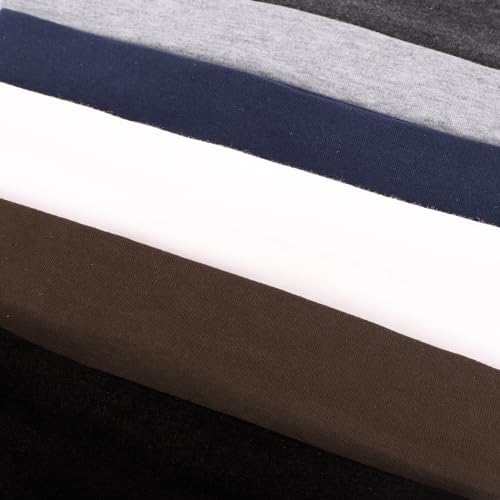 6-Pack Stretchy Cotton Hair Headbands for Yoga & Exercise