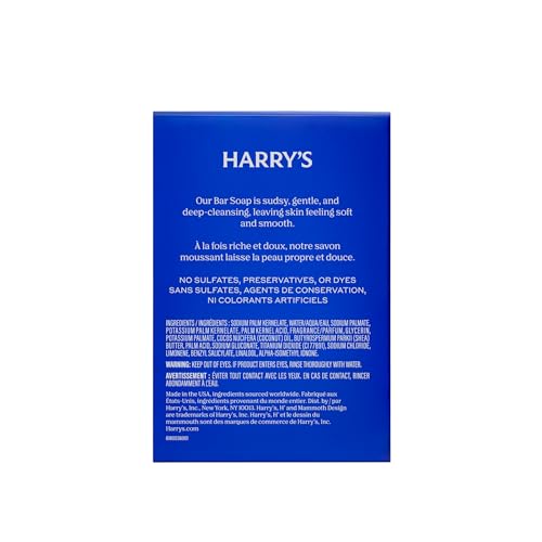 Harry's Redwood Scent Bar Soap for Men - 4 oz, 2 Pack