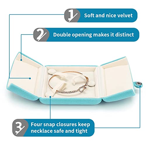 MDLUU Velvet Bracelet Gift Box - Jewelry Storage Holder Case