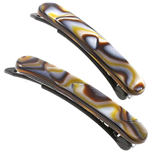 Camila Paris Onyx 1.75" French Hair Barrette Clip for Women