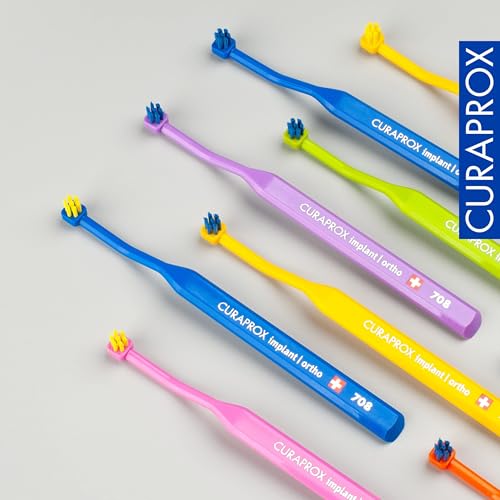 Curaprox CS 708 Implant Toothbrush – Precision Brush for Braces & Implants