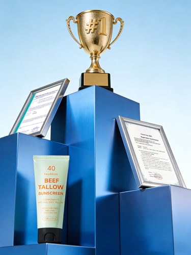 Beef Tallow Reef Safe Sunscreen SPF 40 - Travel Size, Natural & Non-Greasy
