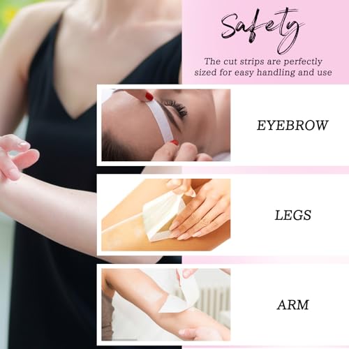 150 Pcs Wax Strips for Hair Removal 2.5x7.5 in Non-Woven Body & Facial – Roadtofree (Variation: 150 Pcs)