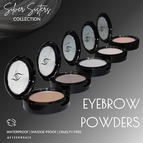 Eye Embrace Liz Medium Gray Eyebrow & Hair Powder, Waterproof, Cruelty-Free