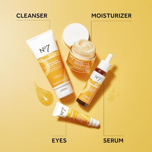 No7 Radiance+ Roll & Glow Eye Cream - Brightening Caffeine & Vitamin C, 15ml