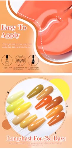 Bright Yellow Gel Nail Polish - 15ml Long Lasting High Gloss