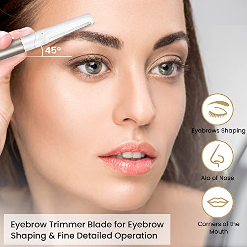 COSYLIFE Dermaplane Razor Set for Women | 20 Blades for Exfoliating & Eyebrow Shaping