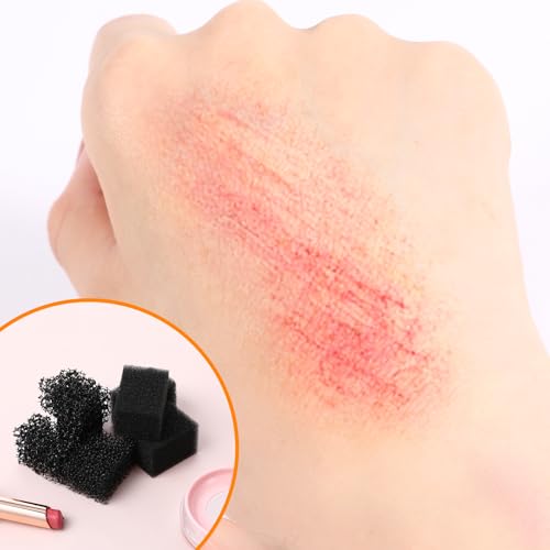 Aysatogc 12-Pack Stipple Sponges for SFX Makeup & Textures