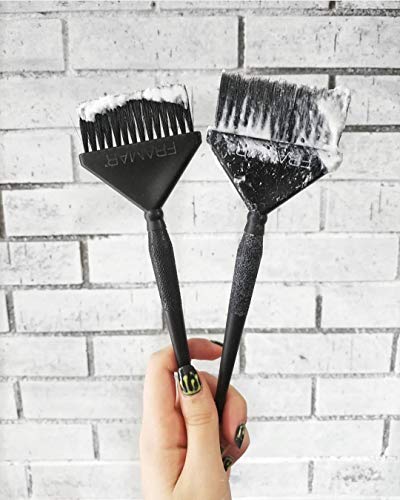 Framar Purple Hair Color Brush Set - 3 Pack Dye Brushes