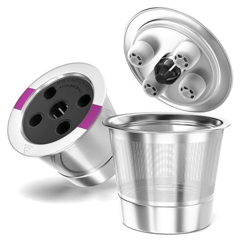 Refillable Stainless Steel Coffee Pods for Keurig Machines