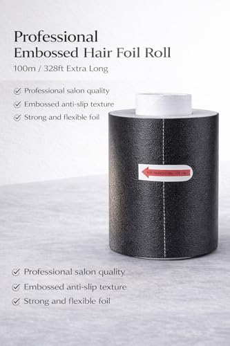 Foilmall Professional Aluminium Hair Foil Roll 12cm x 100m - Pack of 1