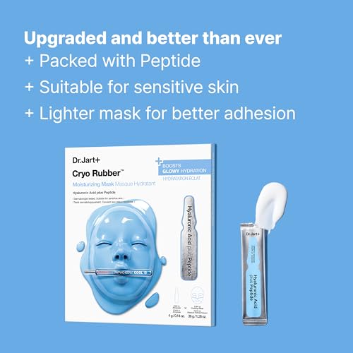 Dr.Jart+ Cryo Rubber Cooling Mask with Serum Ampoule – Moisturizing Mask, New Formulation (Travel Size)