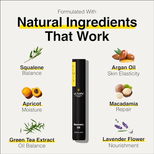 Lumin Hydrating Face Oil Stick for Men - Squalane & Argan Oil, 8ml