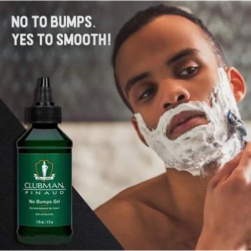 Clubman Pinaud Razor Bumps Stopper Gel ? Razor Bump Treatment for Men, Aftershave Gel for Ingrown Hairs, Shave Bumps & Razor Burn ? 4 fl oz, 1-Pack