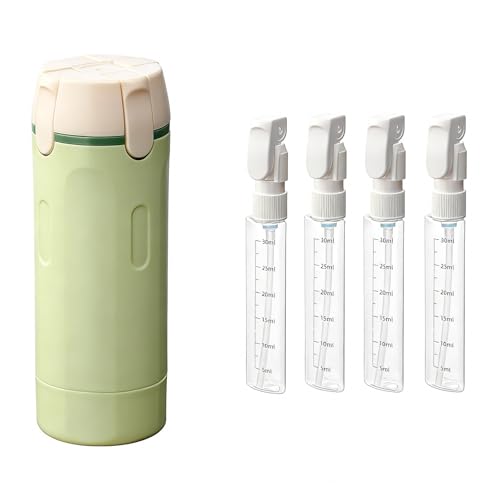 4-in-1 Refillable Travel Dispenser Bottles - Leak Proof Toiletries