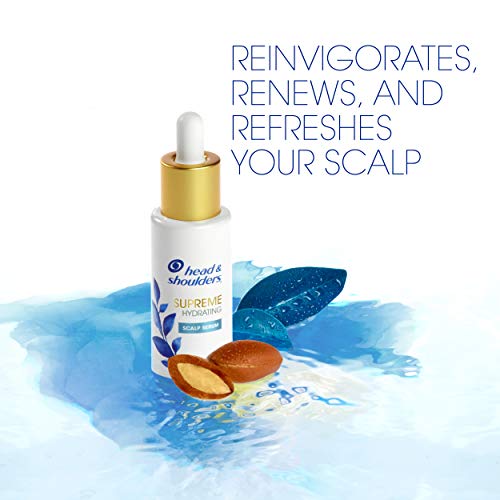 Head & Shoulders Supreme Hydrating Scalp Serum with Argan Oil & Vitamin E - 1.3 Fl Oz