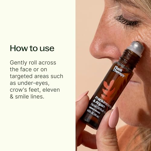Plant Therapy Frankincense & Argan Facial Serum Roll-On (10 mL)