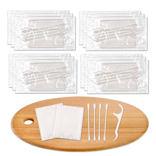 Gisdo 100 Pack Hotel Vanity Kit - Individually Wrapped Amenities