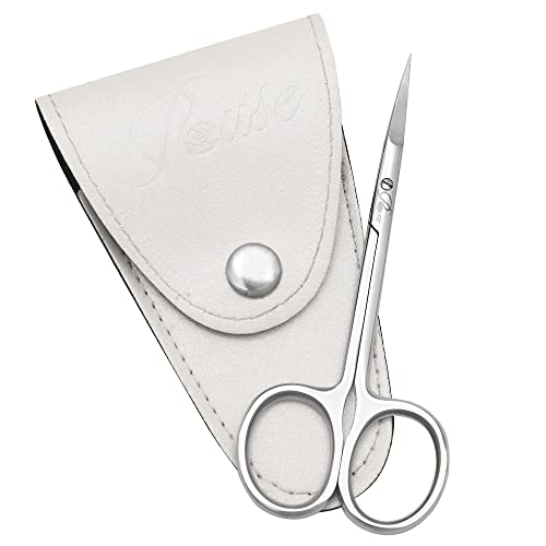 ROUSE Modern Professional Stainless Steel Cuticle Scissors for Manicure & Pedicure