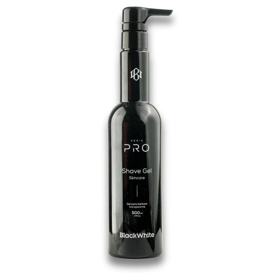 Black White Shave Gel for Precise Detailing and Edging with Calendula Extract to Soothe Skin and Help Relieve Irritation