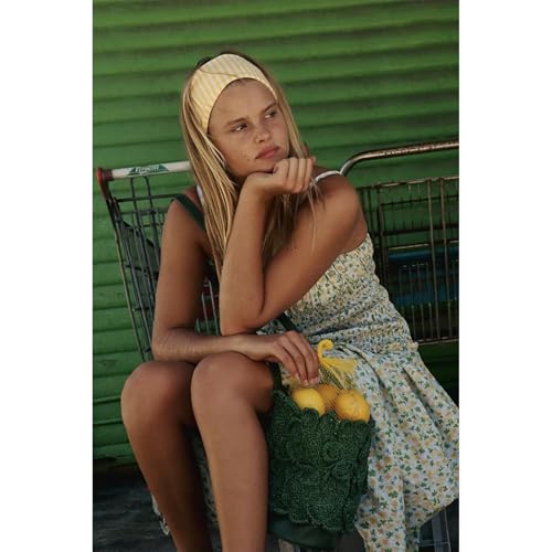 Fszsaa 4-Pack Stretchy Striped Headbands for Women – Yoga & Daily Wear