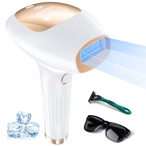 Xsoul Hair Removal with Cooling, Painless IPL Hair Removal Device for Women and Men, at-home Hair Remover for Armpits, Legs, Face, and Bikini Line