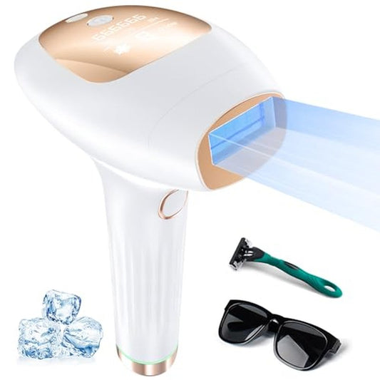 Xsoul Hair Removal with Cooling, Painless IPL Hair Removal Device for Women and Men, at-home Hair Remover for Armpits, Legs, Face, and Bikini Line