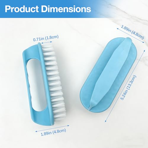 Large Ergonomic Hand & Nail Cleaning Brush - 2 Pack