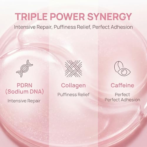 Alien Seal PDRN Pink Collagen Eye Patches for Dark Circles & Puffiness