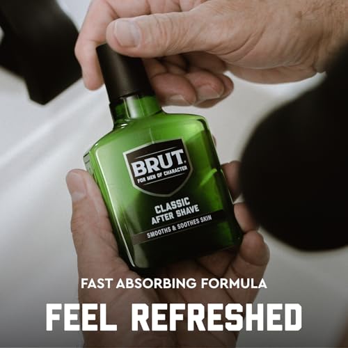 Brut Classic After Shave for Men - Refreshing & Soothing 5 oz