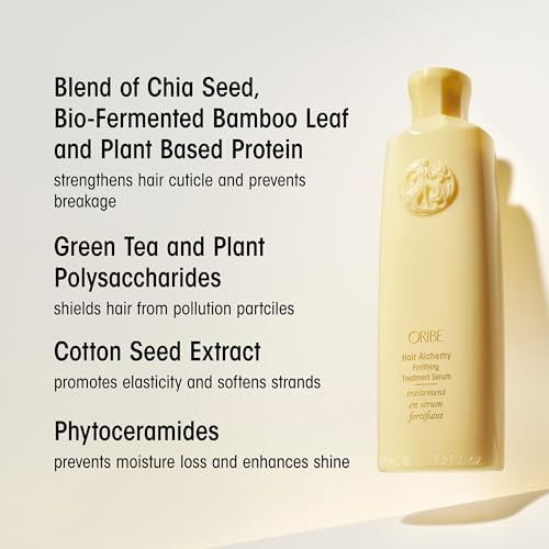 Oribe Hair Alchemy Fortifying Treatment Serum - Prevents Breakage & Strengthens Fragile Hair - Hydrates & Enhances Softness With 450¡Æ F Heat Protection - For Weak, Brittle Hair - 5.9 oz