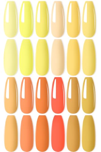 Bright Yellow Gel Nail Polish - 15ml Long Lasting High Gloss