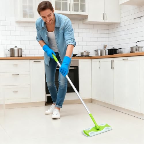 Adjustable Aluminum Mop Handle Compatible with Swiffer WetJet