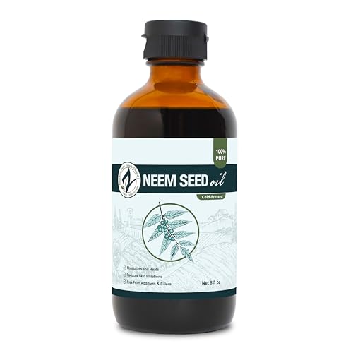 Zatural 100% Pure Neem Seed Oil - Cold Pressed 8 Fl Oz Bottle