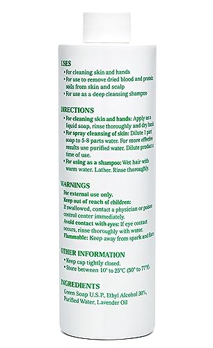 Cosco Green Soap 16oz - Professional Tattoo & Piercing Skin Prep