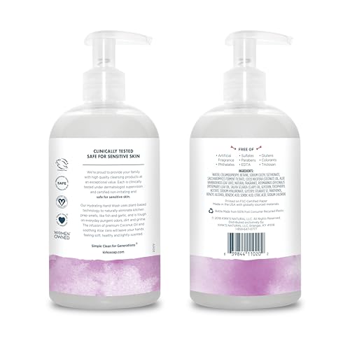 Kirk's Odor Neutralizing Hydrating Hand Soap Rosemary & Sage 12 Fl Oz