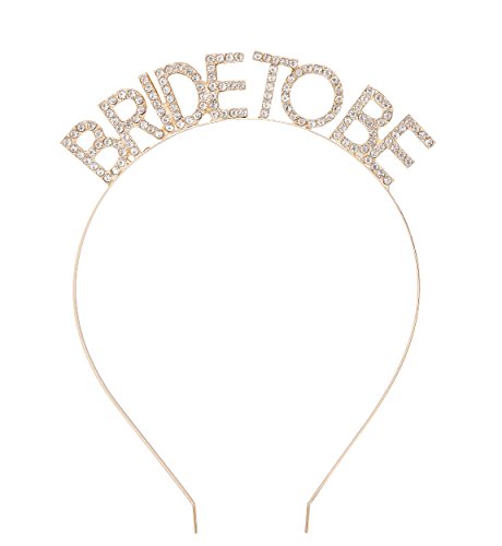 Bride to Be Rhinestone Tiara - Crystal Bridal Shower Headband