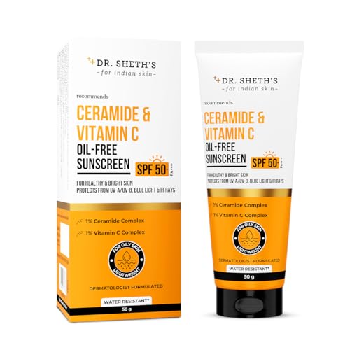 Dr. Sheth's Ceramide & Vitamin C Oil-Free Sunscreen SPF 50+ PA++++
