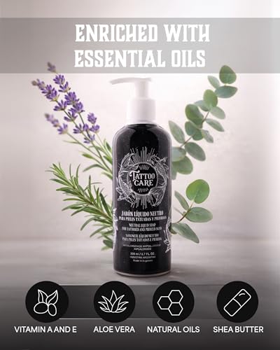 Gentle Tattoo & Piercing Aftercare Liquid Soap - Hypoallergenic & Sulfate-Free