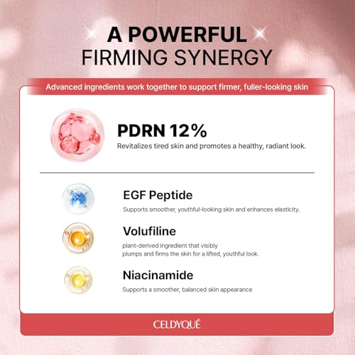 CELDYQUE PDRN 12% Anti-Aging Face Serum with Salmon DNA, Growth Factors & Hyaluronic Acid
