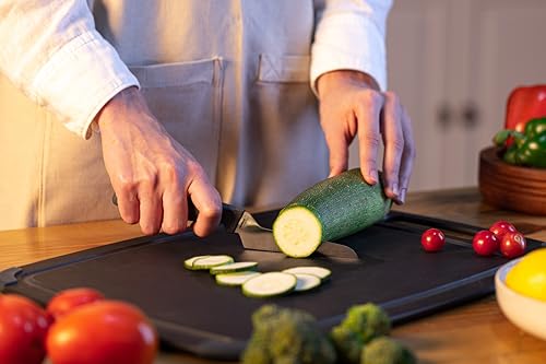 Zyliss Offset Santoku Knife - 3.9" German Stainless Steel Blade