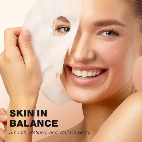ZealSea EWG Face Mask Set - 7 Fruit Solutions for Deep Hydration
