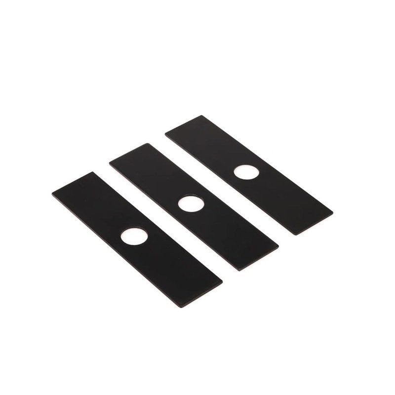 M_lapis 3pcs 613223 Edger Blades Compatible with Ryobi, Echo 720-237-001, Stihl 4133-713-4101, Maruyama 216062, Green Machine Edger 237001, (8" x 2") 1" Hole Suitable for Most edgers